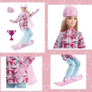 Barbie You Can Be Anything Snowboarder Doll & Accessories